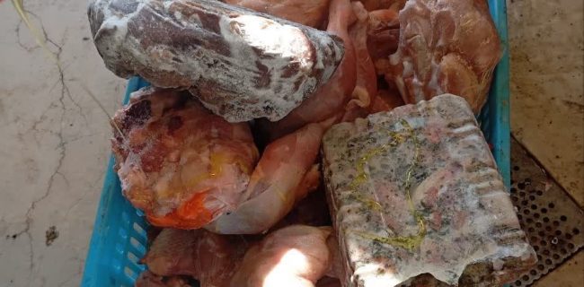در راستای صیانت از بهداشت عمومی ۷۰ کیلوگرم فرآورده خام دامی فاقد هویت بهداشتی در دماوند معدوم شد