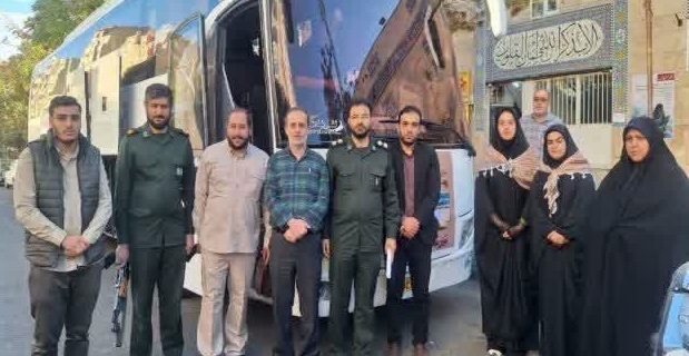 آیین بدرقه کاروان راهیان نور دانش‌آموزی دختران در بخش رودهن