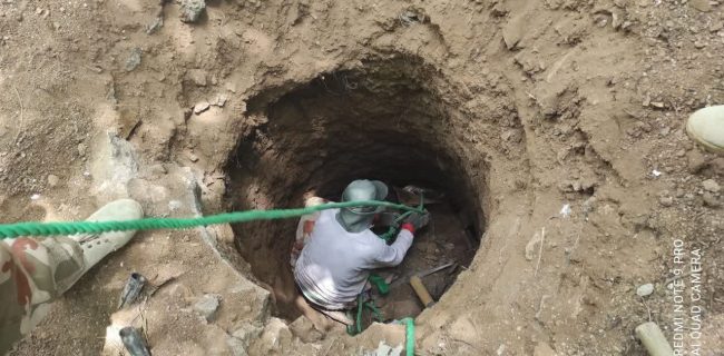 شناسایی و انسداد ۸ حلقه چاه غیرمجاز به عمق ۲۲۰ متر و دبی ۸ لیتر بر ثانیه در منطقه مشا شهر دماوند