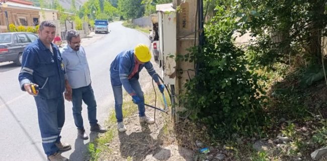 استمرار طرح شناسایی و جمع‌آوری انشعابات غیرمجاز برق در دماوند