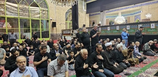 مراسم عزاداری دهه اول محرم الحرام در مسجد جامع دماوند