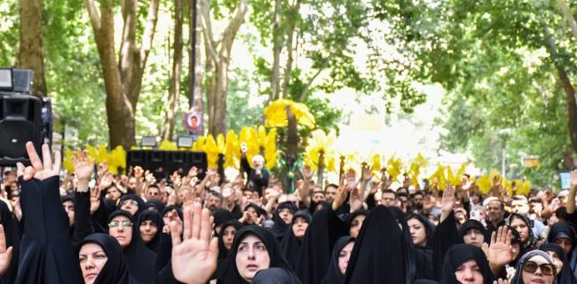 اجتماع عزاداران حسینی در یوم‌العباس دماوند