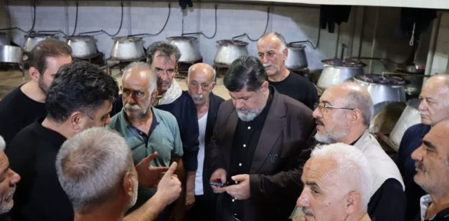 آیین عزاداری سیدالشهدا (ع) در حسینیه محله درویش شهر دماوند