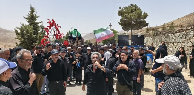 اجتماع بزرگ عاشورای حسینی در مسیر شهر کیلان – روستای زیارت
