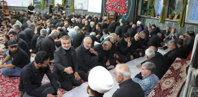 حضور استاندار تهران در جمع عزاداران حسینی مهدیه شهر آبسرد