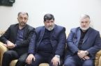 دیدار استاندار تهران با خانواده شهید طاها عبدی