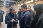 بررسی موانع تولید و مشکلات کارخانه تکاب اتصال در ناحیه صنعتی آیینه‌ورزان با حضور معاون استاندار تهران