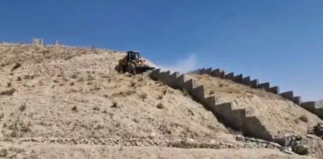 تخریب ساخت‌وسازهای غیرمجاز در اراضی ملی شهر کیلان/ ۱۳ هزار متر مربع اراضی ملی از چنگال زمین‌خواران رهاسازی شد