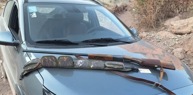 کشف و توقیف سلاح شکاری در منطقه رودافشان شهرستان دماوند