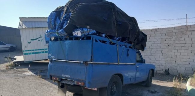 کشف ۹۰ حلقه لاستیک قاچاق در دماوند