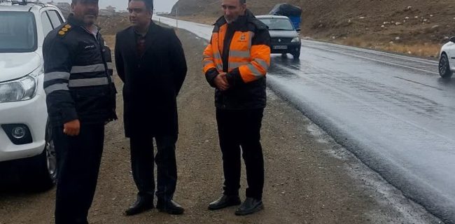 بازدید میدانی دادستان دماوند از محورهای حادثه‌خیز و صدور دستورات فوری برای ایمن‌سازی جاده‌ها