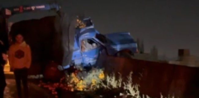 واژگونی وانت نیسان در محور دماوند – مشا