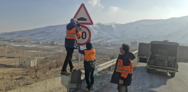 ایمن‌سازی خروجی تونل مشا در محور هراز با پیگیری و دستور فرماندار دماوند
