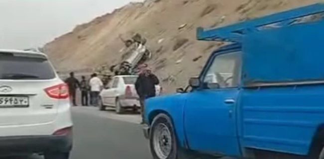 واژگونی خودروی پژو ۴۰۵ در محور دماوند به تهران با ۲ جان‌باخته و ۴ مصدوم بر جای گذاشت