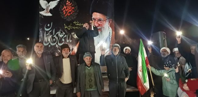 اجتماع «منتقمین خون امام شهید» در بوستان غدیر شهر آبسرد