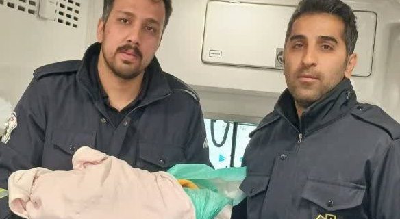 زایمان موفق نوزاد نارس در منزل با اقدام به‌موقع اورژانس منطقه سیدآباد دماوند