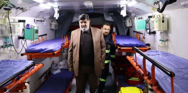 تجهیز ناوگان اورژانس دماوند با پیگیری فرماندار/ اتوبوس آمبولانس و موتورلانس به شمال شرق استان تهران اختصاص یافت تجهیز ناوگان اورژانس دماوند با پیگیری فرماندار/ اتوبوس آمبولانس و موتورلانس به شمال شرق استان تهران اختصاص یافت