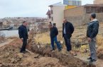 اجرای عملیات اصلاح و بازسازی شبکه توزیع آب در روستای وادان