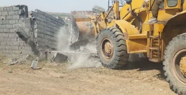 تخریب ۱۹۲ مورد ساخت‌وساز غیرمجاز در اراضی کشاورزی مناطق سربندان و سیدآباد