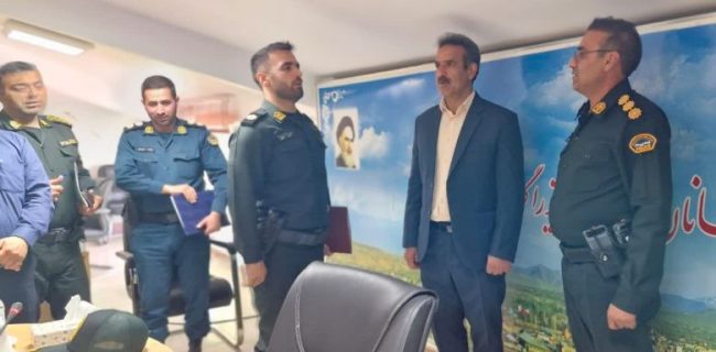 سرگرد حسین اصلانی به‌عنوان رئیس کلانتری ۱۳ شهر آبسرد معرفی شد