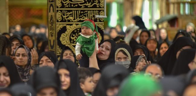همایش عظیم شیرخوارگان حسینی در حسینیه محله درویش شهر دماوند