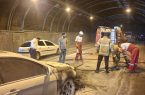 مهار حریق خودرو در تونل امامزاده هاشم/ حادثه خسارت جانی نداشت مهار حریق خودرو در تونل امامزاده هاشم/ حادثه خسارت جانی نداشت