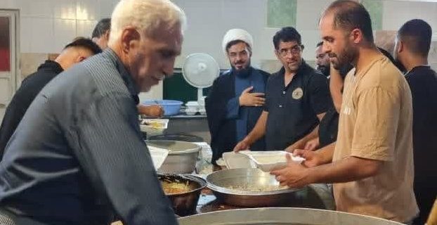 عزاداری شب هشتم از ماه محرم در مسجد النبی شهرک مهک گیلاوند