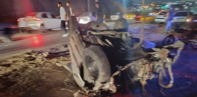 واژگونی خودروی پژو ۴۰۵ در محور دماوند به تهران یک فوتی بر جای گذاشت