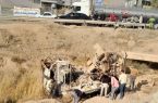 انحراف کامیون میکسر در محور دماوند – فیروزکوه یک مصدوم بر جای گذاشت