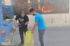 توزیع کیسه زباله بین حسینیه‌های دماوند در ایام محرم