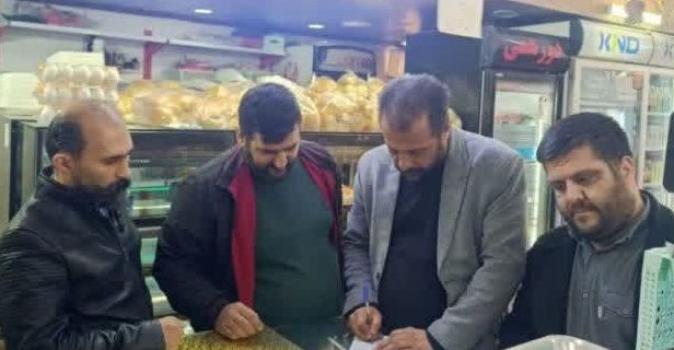 تنظیم ۵ برگ تخلف در گشت مشترک بازرسی از واحدهای صنفی شهر رودهن