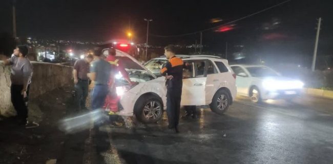 واژگونی خودروی هایما در محور دماوند – تهران ۷ مصدوم برجای گذاشت واژگونی خودروی هایما در محور دماوند – تهران ۷ مصدوم برجای گذاشت