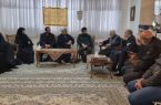 دیدار مسئولان شهرستان دماوند با خانواده شهید علیرضا بی‌آزار در پی شهادت این رزمنده در حملات رژیم صهیونیستی به بیروت