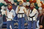 اختتامیه مسابقات قهرمانی تکواندو دانشجویان دختر دانشگاه‌های آزاد اسلامی کشور در واحد رودهن