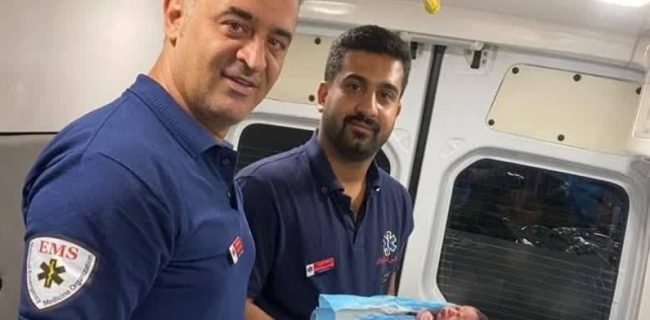 زایمان موفق مادر باردار در منطقه آبسرد با تلاش کارشناسان اورژانس در آمبولانس