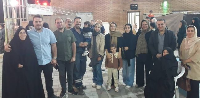 آئین معنوی بدرقه زائران بیت الله الحرام گروه اول پرواز شماره ۱۵۳۴ کاروان ۱۷۳۴۰ دماوند