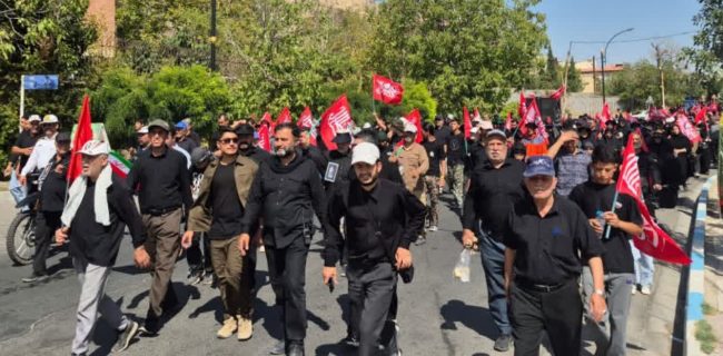 طنین «لبیک یا حسین(ع)» در مسیر ۱۱ کیلومتری شهر کیلان/ جلوههای کمنظیر همدلی در پیادهروی جاماندگان اربعین شهرستان دماوند طنین «لبیک یا حسین(ع)» در مسیر ۱۱ کیلومتری شهر کیلان/ جلوههای کمنظیر همدلی در پیادهروی جاماندگان اربعین شهرستان دماوند