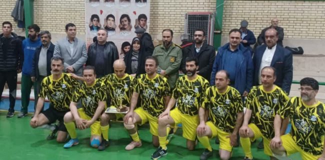 مراسم اختتامیه مسابقات چهارجانبه فوتسال شهدای انقلاب اسلامی شهرستان دماوند