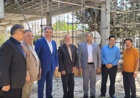بازدید نماینده مجلس از روند ساخت مرکز خدمات جامع سلامت آبسرد