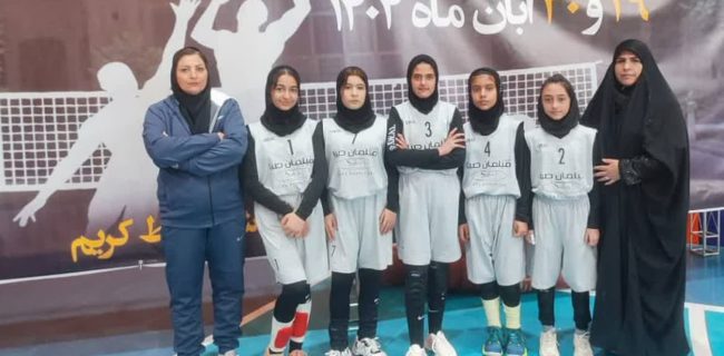 درخشش دختران دماوندی در المپیاد مینی‌والیبال زیر ۱۴ سال توابع استان تهران