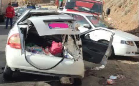 برخورد نیسان و تیبا در محور هراز ۶ مصدوم بر جای گذاشت
