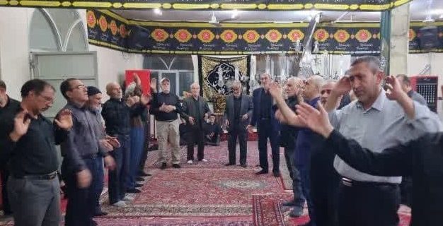 عزاداری شب ششم از ماه محرم در روستای مومج شهرستان دماوند