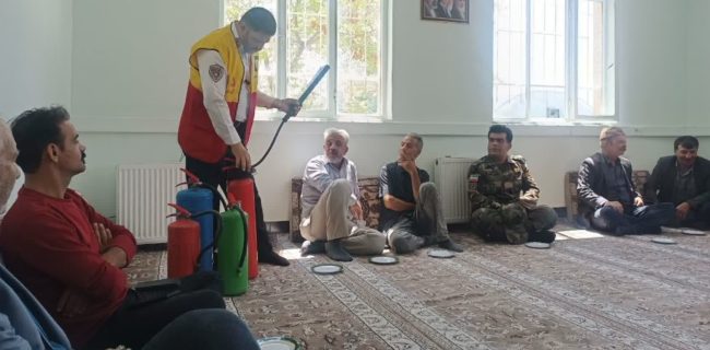 برگزاری کارگاه آموزشی اطفای حریق در مراتع دماوند