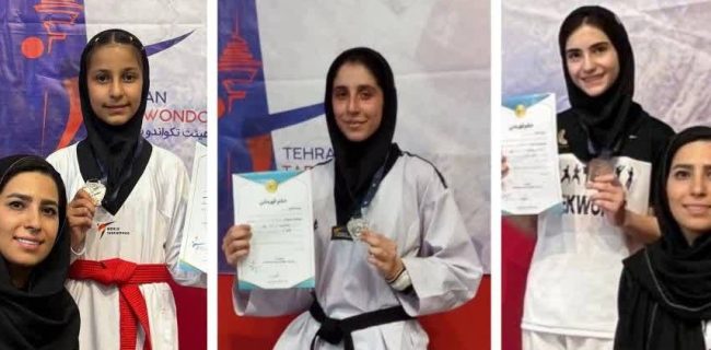 دختران تکواندوکار دماوند با کسب ۳ مدال رنگارنگ بر سکوی افتخار شمیرانات ایستادند
